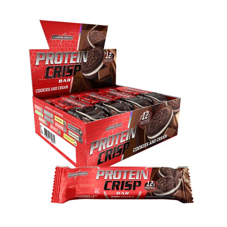 Barra de Proteina sabor Cookies and Cream x 45g - Integralmedica