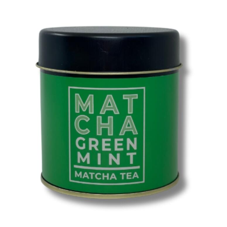 Te en Hebras Matcha Green Mint en Lata x 40g - Intizen