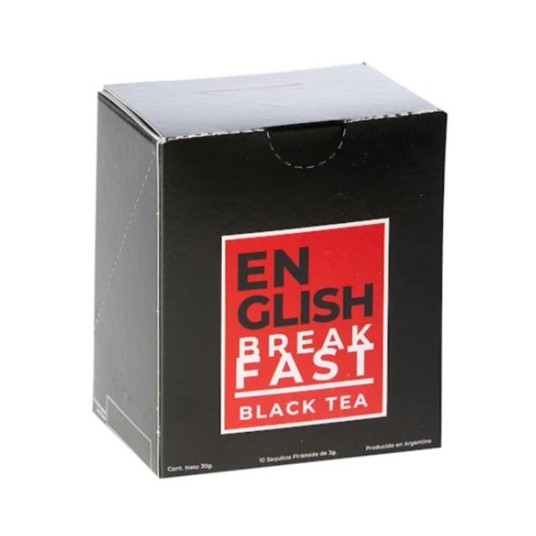 Te en Hebras English Breakfast (10 saquitos x unidad) x 30g - Intizen
