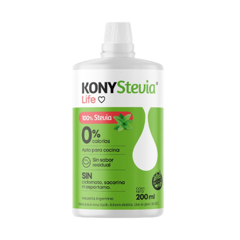 Stevia Liquida Life 100% Stevia x 200ml - Kony