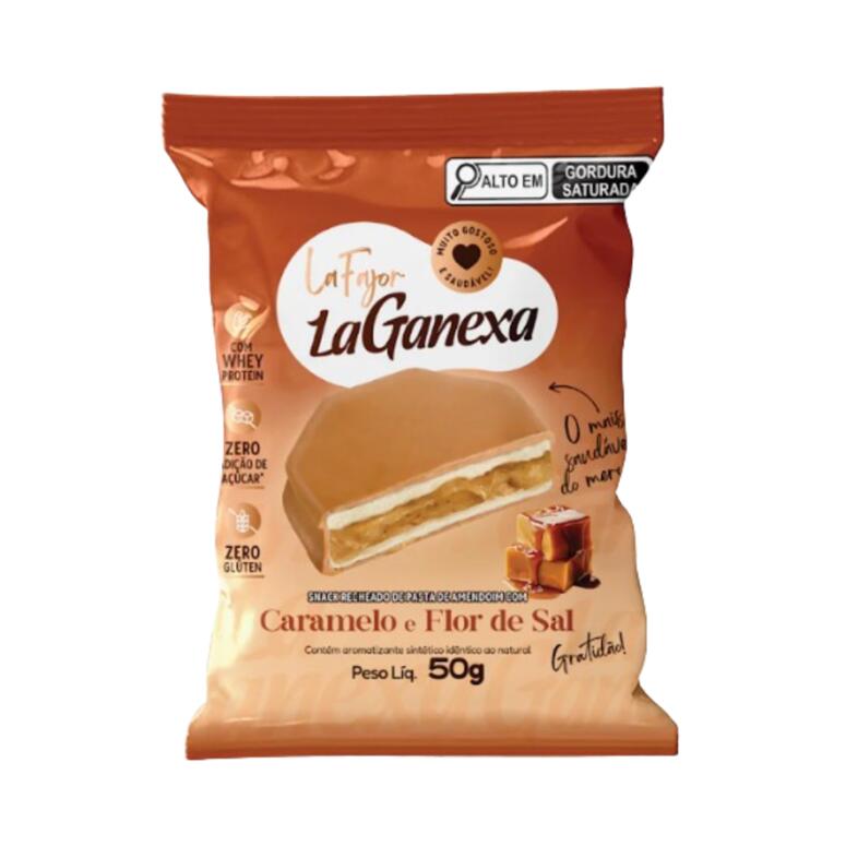 Alfajor de Proteina sabor Caramelo Salado x 50g - La Ganexa