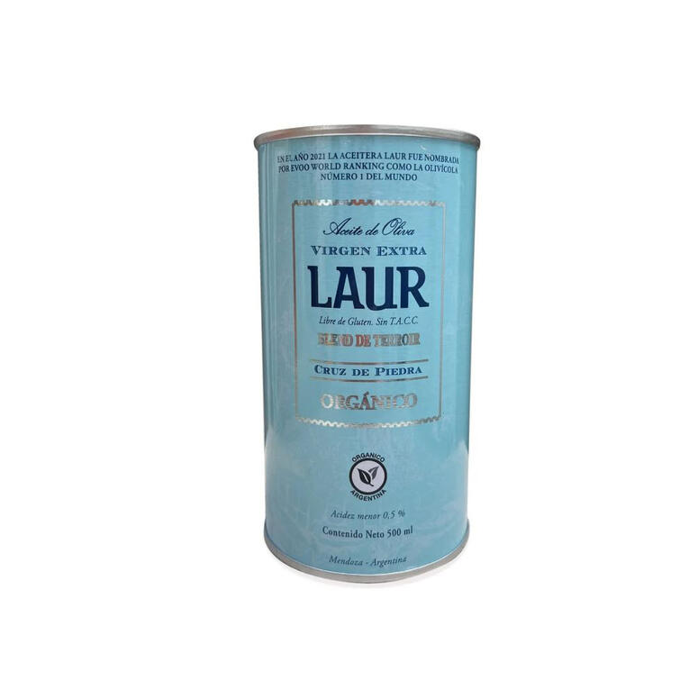 Lata Aceite de Oliva Extra Virgen Cruz de Piedra x 500ml - Laur