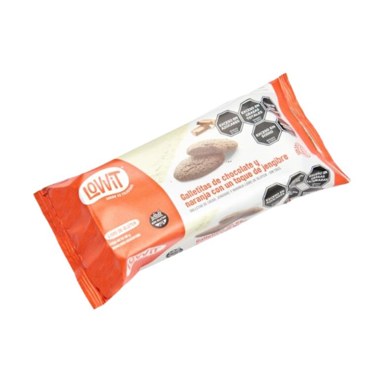 Galletitas de Chocolate y Naranja con un toque de Jengibre x 90g - Lovvit