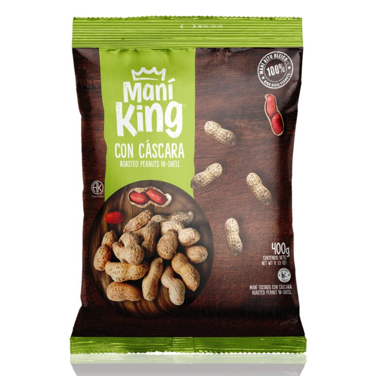 Mani Tostado con Cascara x 400g - Mani King