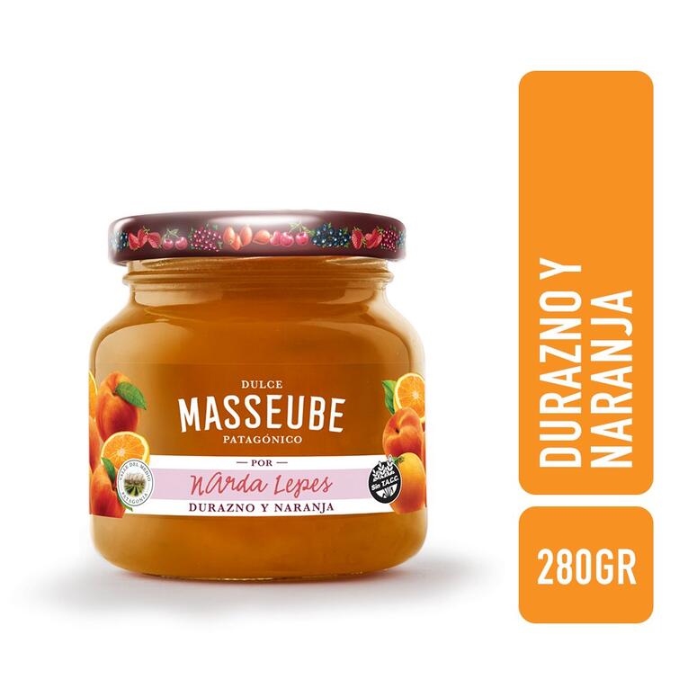 Dulce de Durazno y Naranja por Narda Lepes x 282g - Masseube