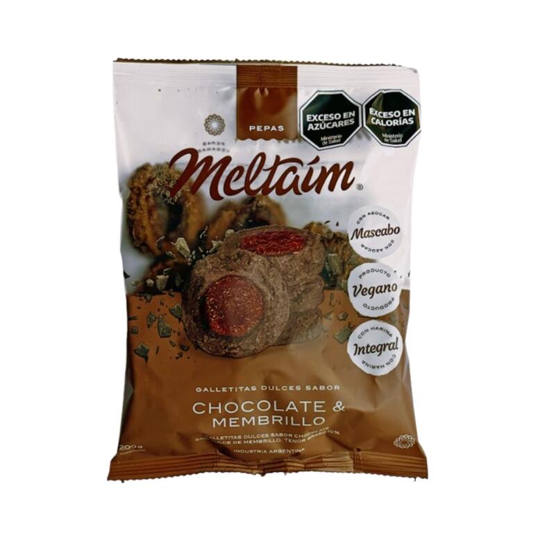 Pepas de Chocolate y Membrillo x 200g - Meltaim