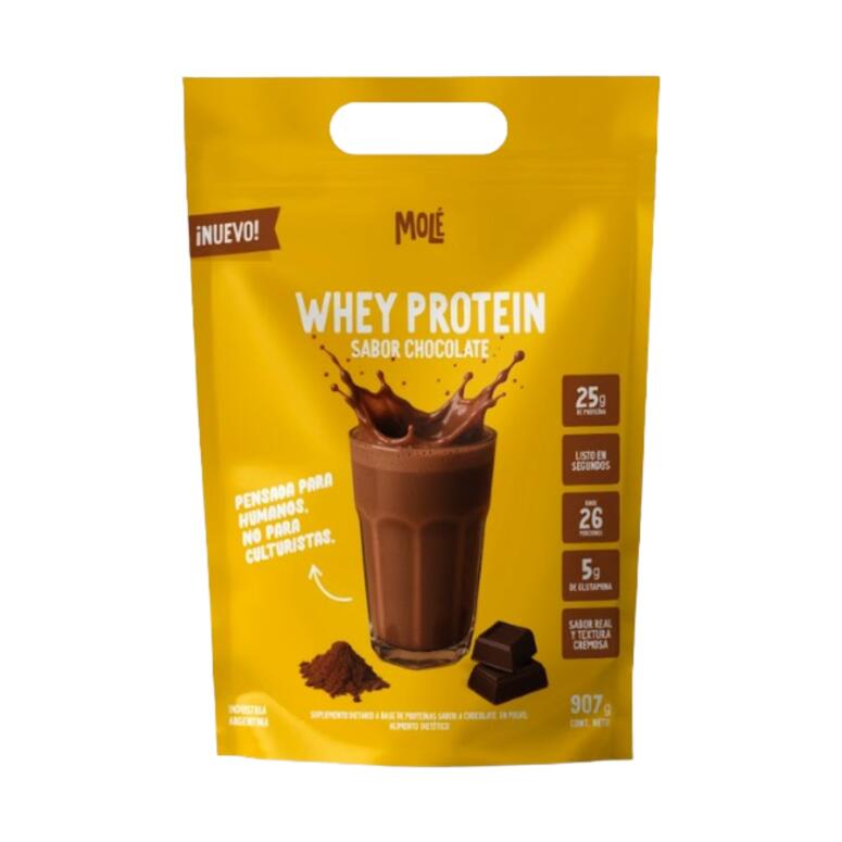 Whey Protein sabor Chocolate x 907g - Mole