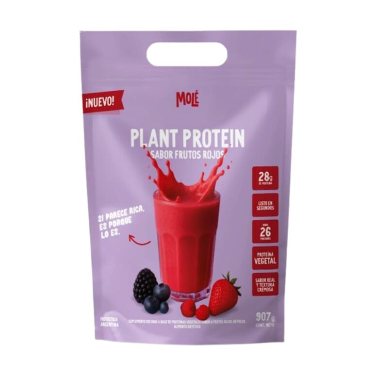 Plant Protein sabor Frutos Rojos x 907g - Mole