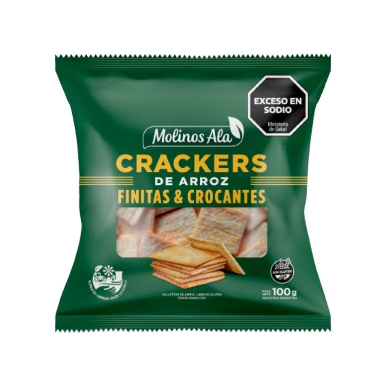 Crakers de Arroz Finitas y Crocantes x 100g - Molinos Ala