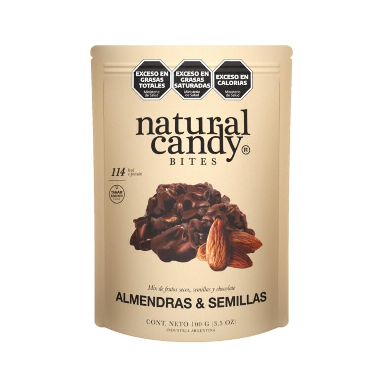 Almendras y Semillas Bañadas en Chocolate x 100g - Natural Candy