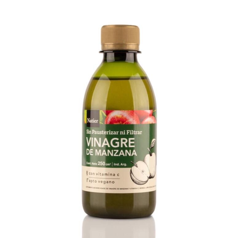 Vinagre de Sidra de Manzana con Vitamina C x 250ml - Natier