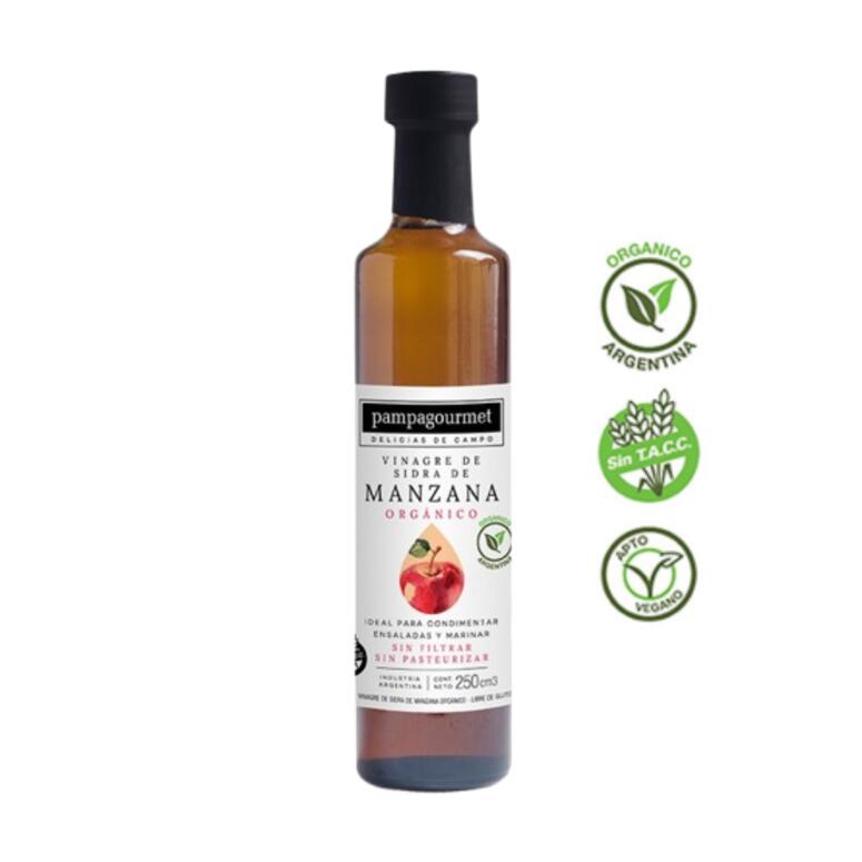 Vinagre de Sidra de Manzana x 250ml - Pampa Gourmet