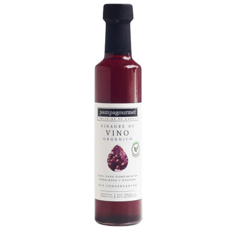 Vinagre de Vino Organico x 250ml - Pampa Gourmet