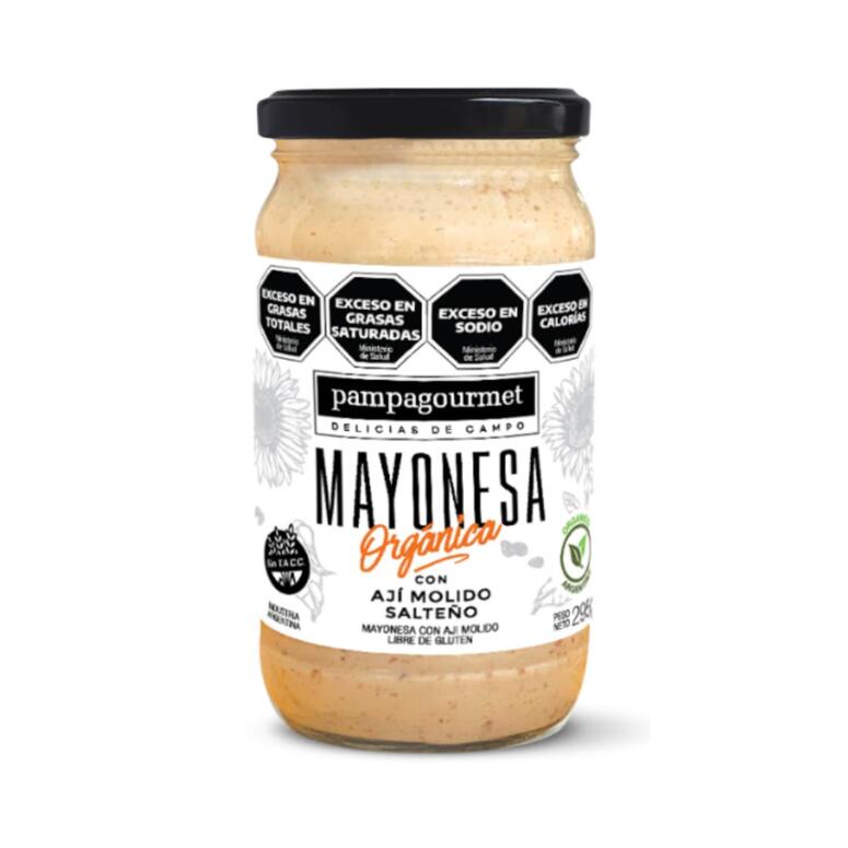 Mayonesa Organica con  Aji Molido Salteño x 295g - Pampa Gourmet