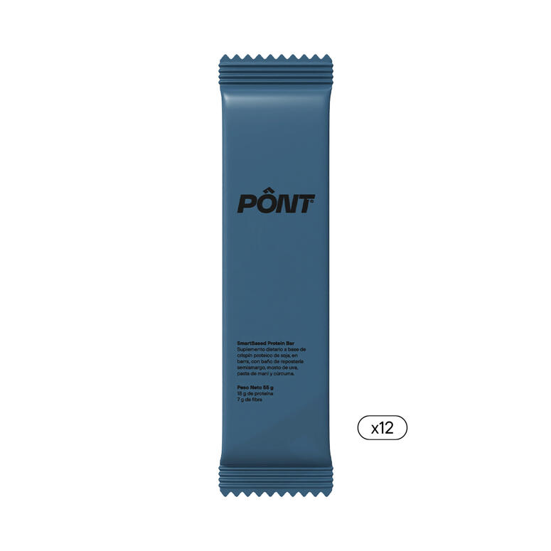 Barra Proteica con Crema de Mani y Chocolate Semiamargo x 55g - Pont