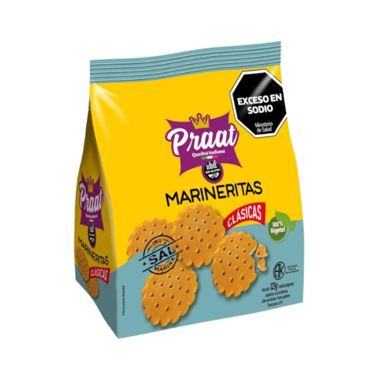Marineritas Clasicas con Sal Marina x 125g - Praat