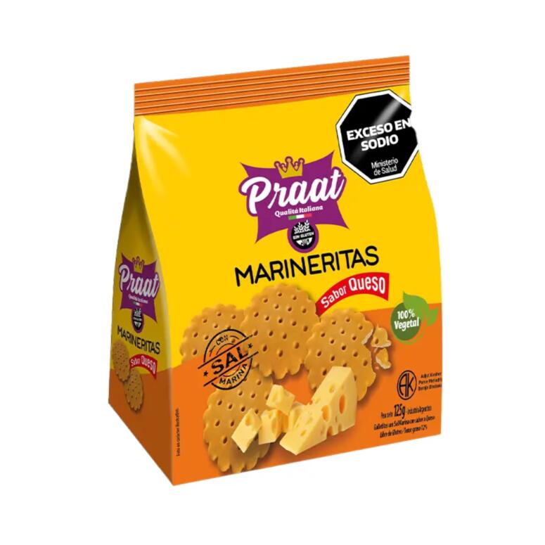 Marineritas con Sal Marina sabor Queso x 125g - Praat
