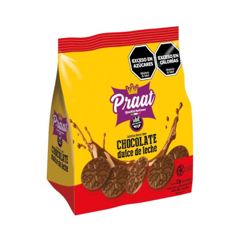 Galletitas dulces sabor Chocolate Dulce de Leche x 125g - Praat