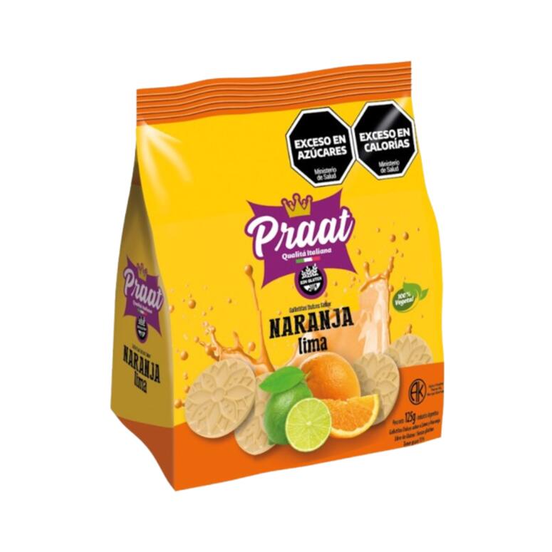 Galletitas dulces sabor Naranja Lima x 125g - Praat