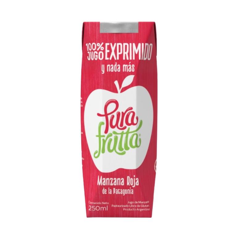 Jugo 100% Exprimido de Manzana x 250ml - Pura Frutta
