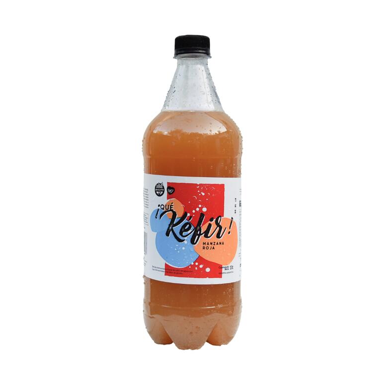 Kefir Manzana Roja PET Crystal x 1l - Que Kefir
