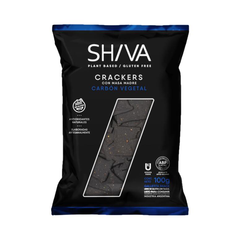 Shiva Crackers Carbon Vegetal x 100g - Shiva