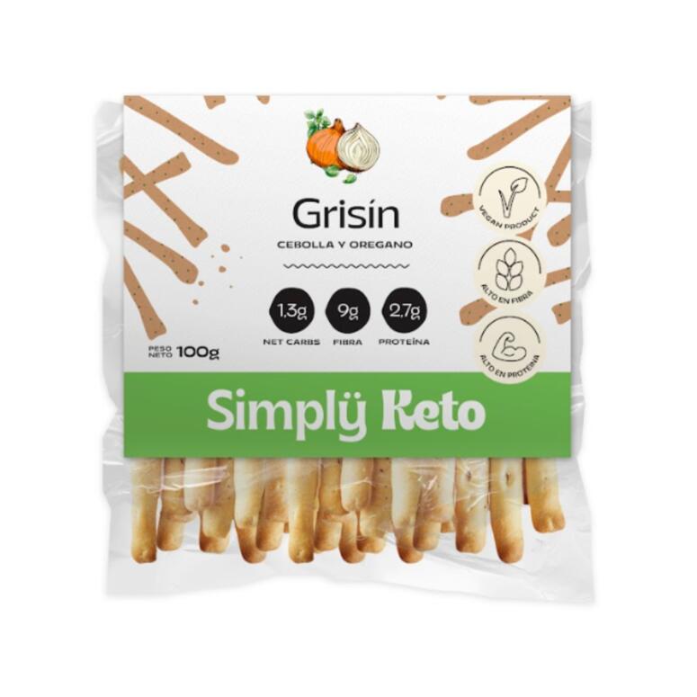 Grisin Cebolla y Oregano x 100g - Simply Keto