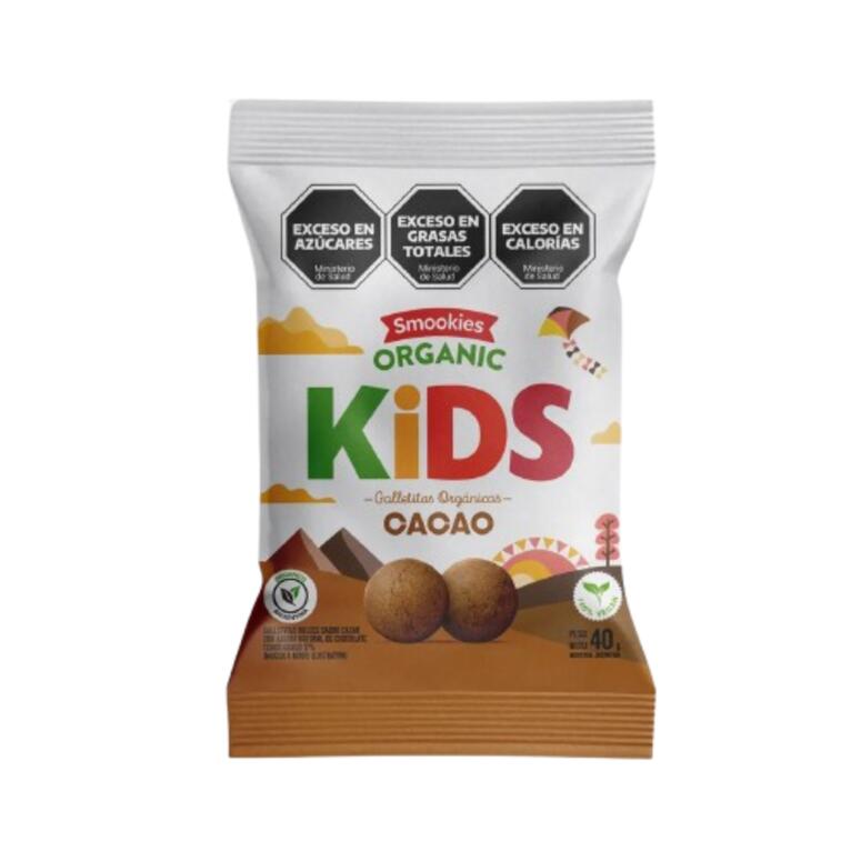 Smookies Kids Galletitas Organicas Cacao x 40g - Smookies