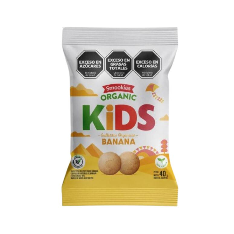 Smookies Kids Galletitas Organicas Banana x 40g - Smookies