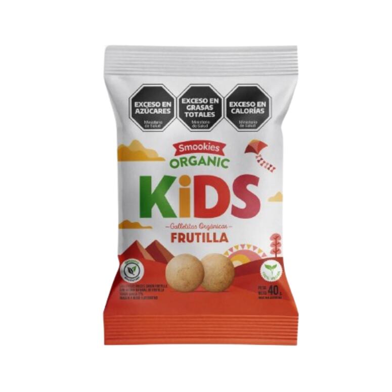 Smookies Kids Galletitas Organicas Frutilla x 40g - Smookies