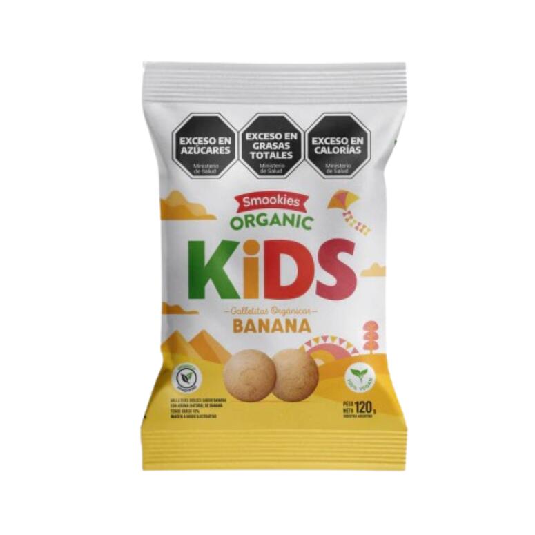 Smookies Kids Galletitas Organicas Banana x 120g - Smookies