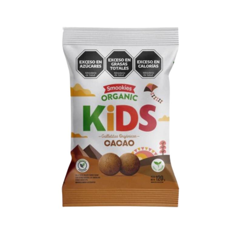 Smookies Kids Galletitas Organicas Cacao x 120g - Smookies