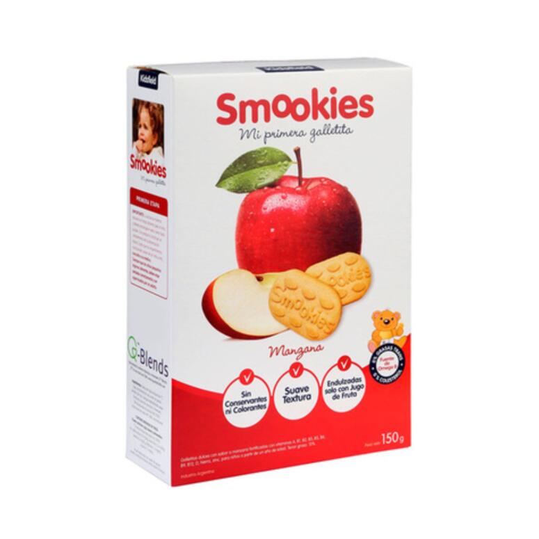Smookies Galletitas Dulces Manzana x 150g - Smookies