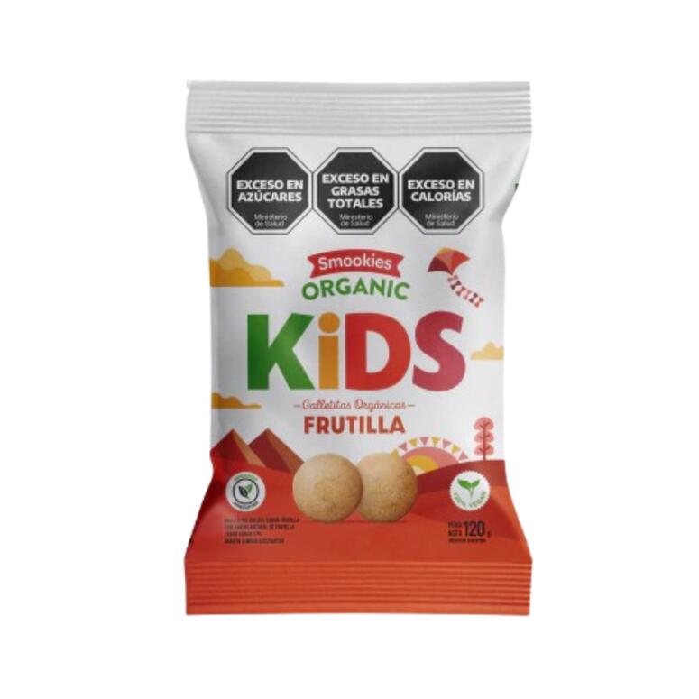 Smookies Kids Galletitas Organicas Frutilla x 120g - Smookies
