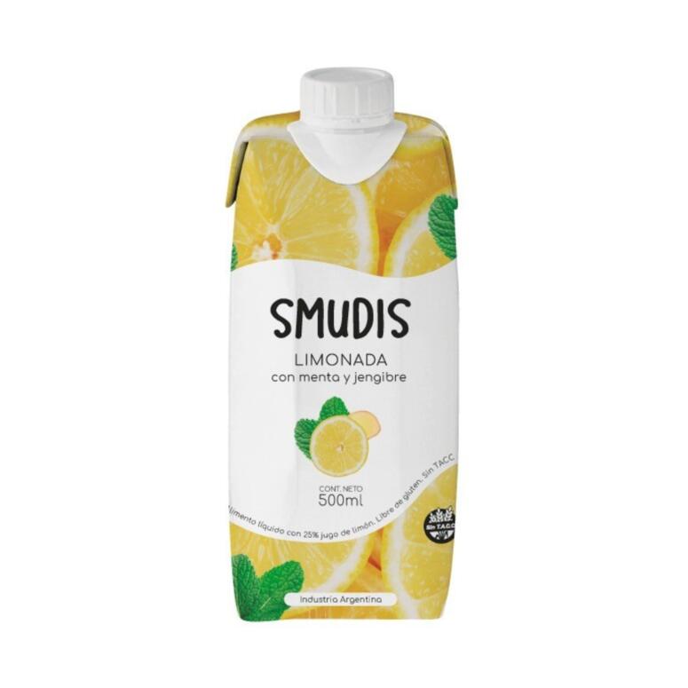 Jugo 100% Limonada, Jengibre y Menta x 500 - Smudis