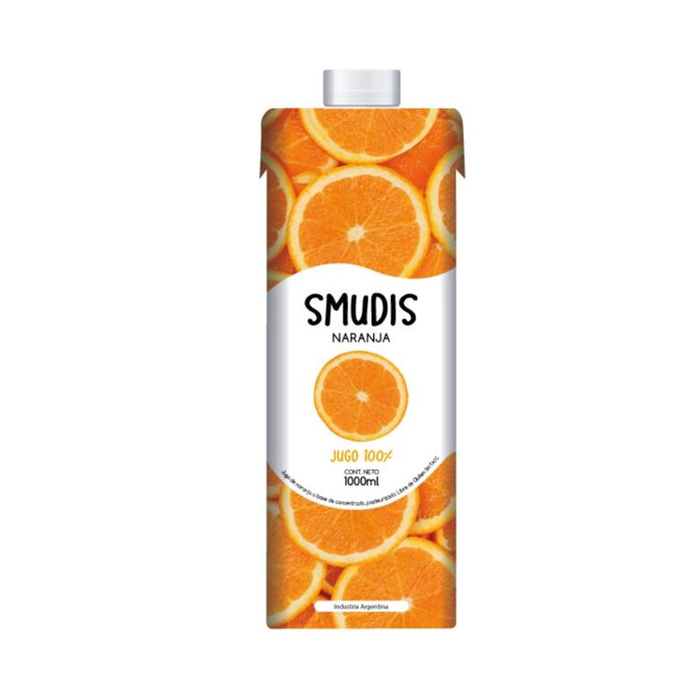 Jugo 100% de Naranja x 1L - Smudis