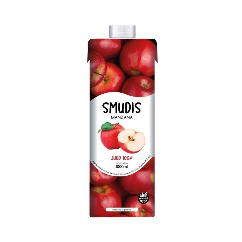 Jugo 100% de Manzana x 1L - Smudis