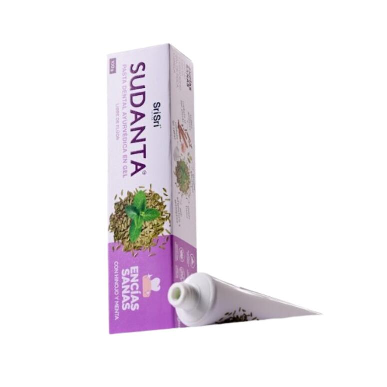 Pasta Dental Ayurvedica en Gel Encias Sanas x 100g - Sudanta