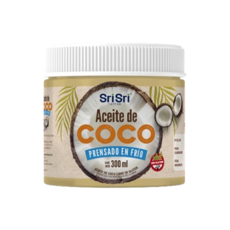Aceite de Coco Prensado en Frio x 300ml - Sri Sri