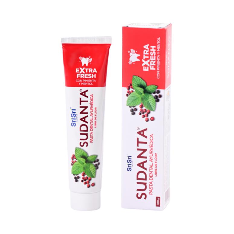 Pasta Dental Ayurvedica en Gel Extra Fresh x 50g - Sudanta