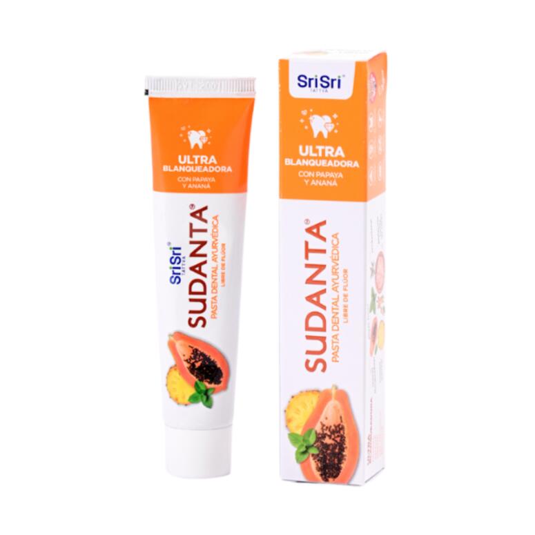 Pasta Dental Ayurvedica Ultra Blanqueadora x 200g - Sudanta