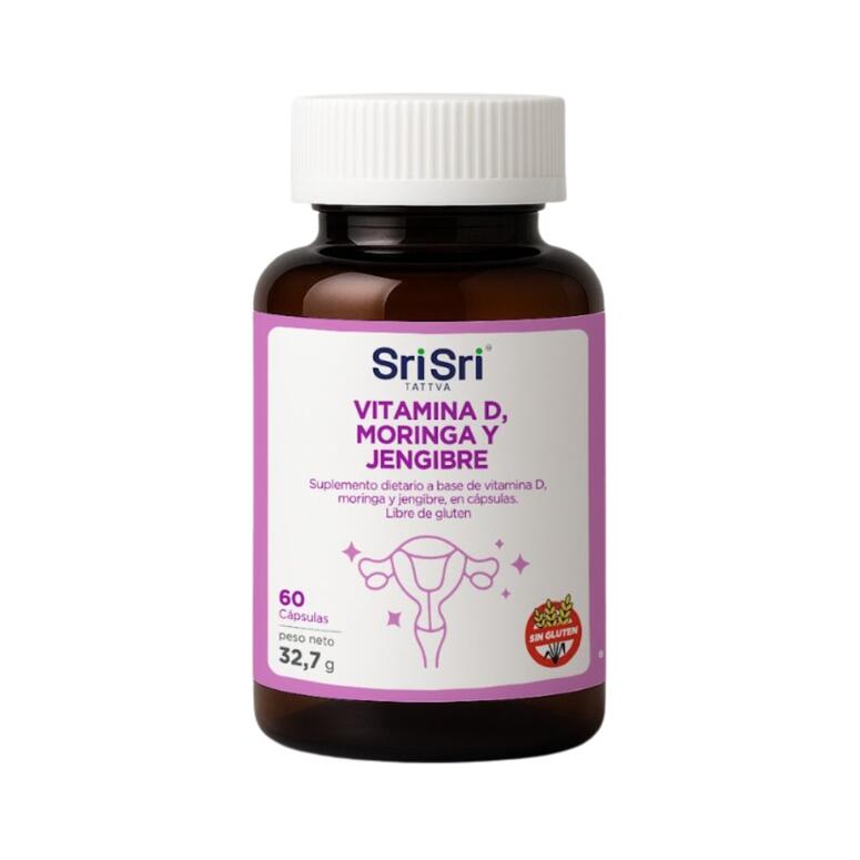 Cuidado Femenino Vitamina D Moringa y Jengibre x 34g - Sri Sri