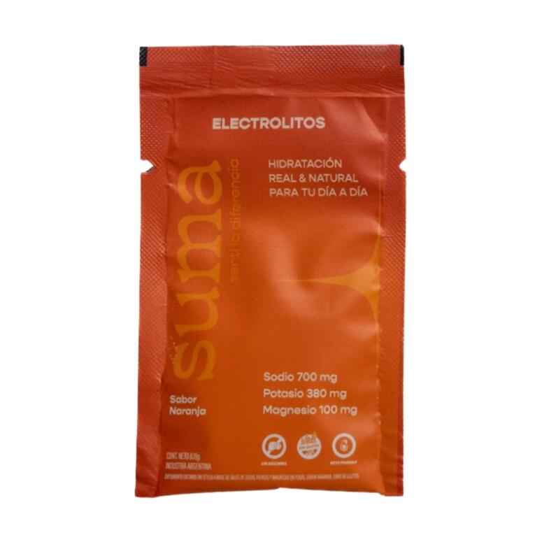 Monodosis de Electrolitos sabor Naranja x 8g - Suma