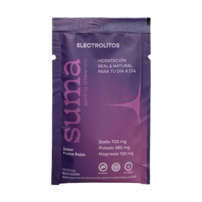 Monodosis de Electrolitos sabor Frutos Rojos x 9g - Suma
