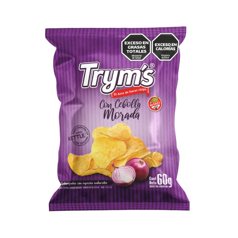 Papas con Cebolla Morada x 60g - Tryms
