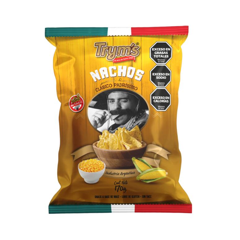 Nachos Clasicos Padrisimo x 170g - Tryms