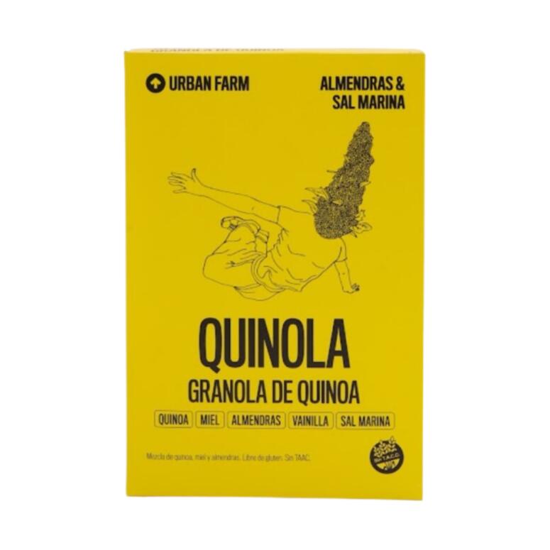 Quinola Granola de Quinoa sabor Almendras y Sal Marina x 240g - Urban Farm