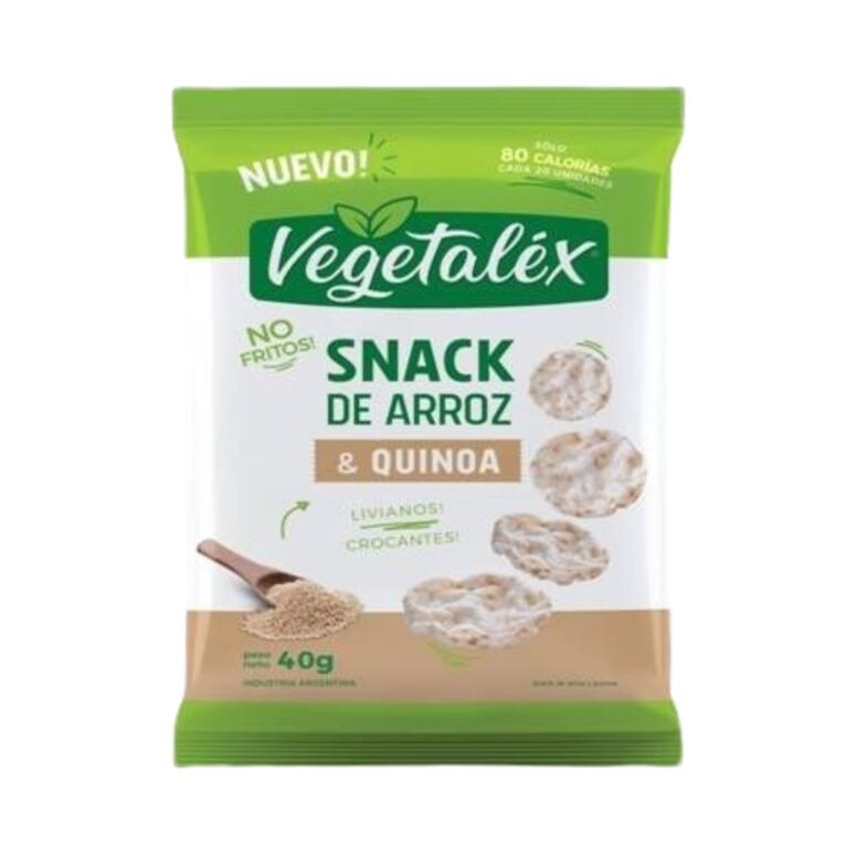 Snack de Arroz y Quinoa x 40g - Vegetalex