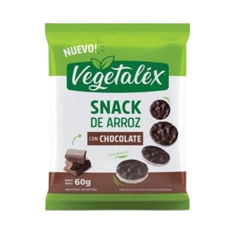 Snack de Arroz con Chocolate x 60g - Vegetalex