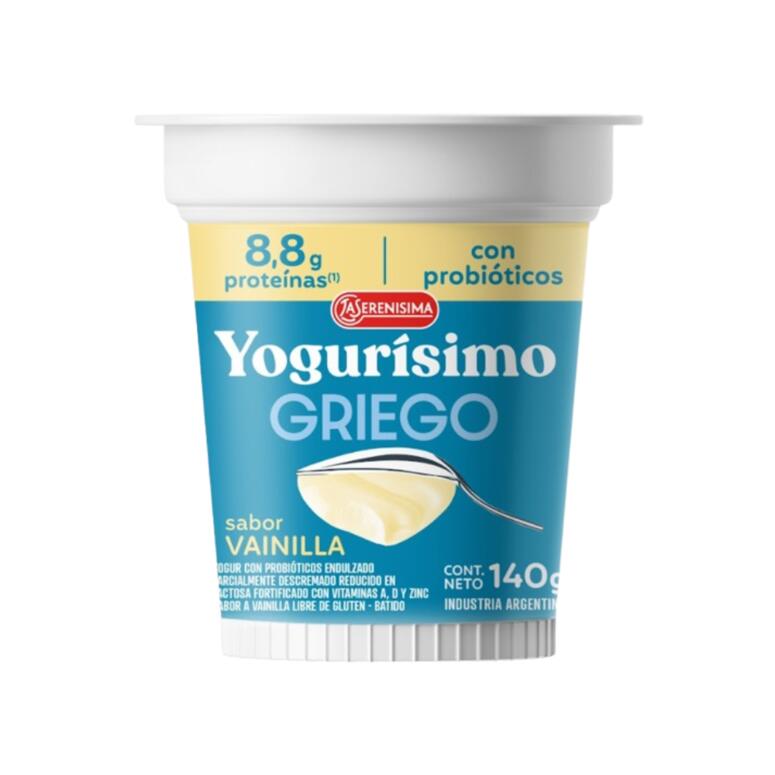 Yogur Griego sabor Vainilla x 140g - Yogurisimo